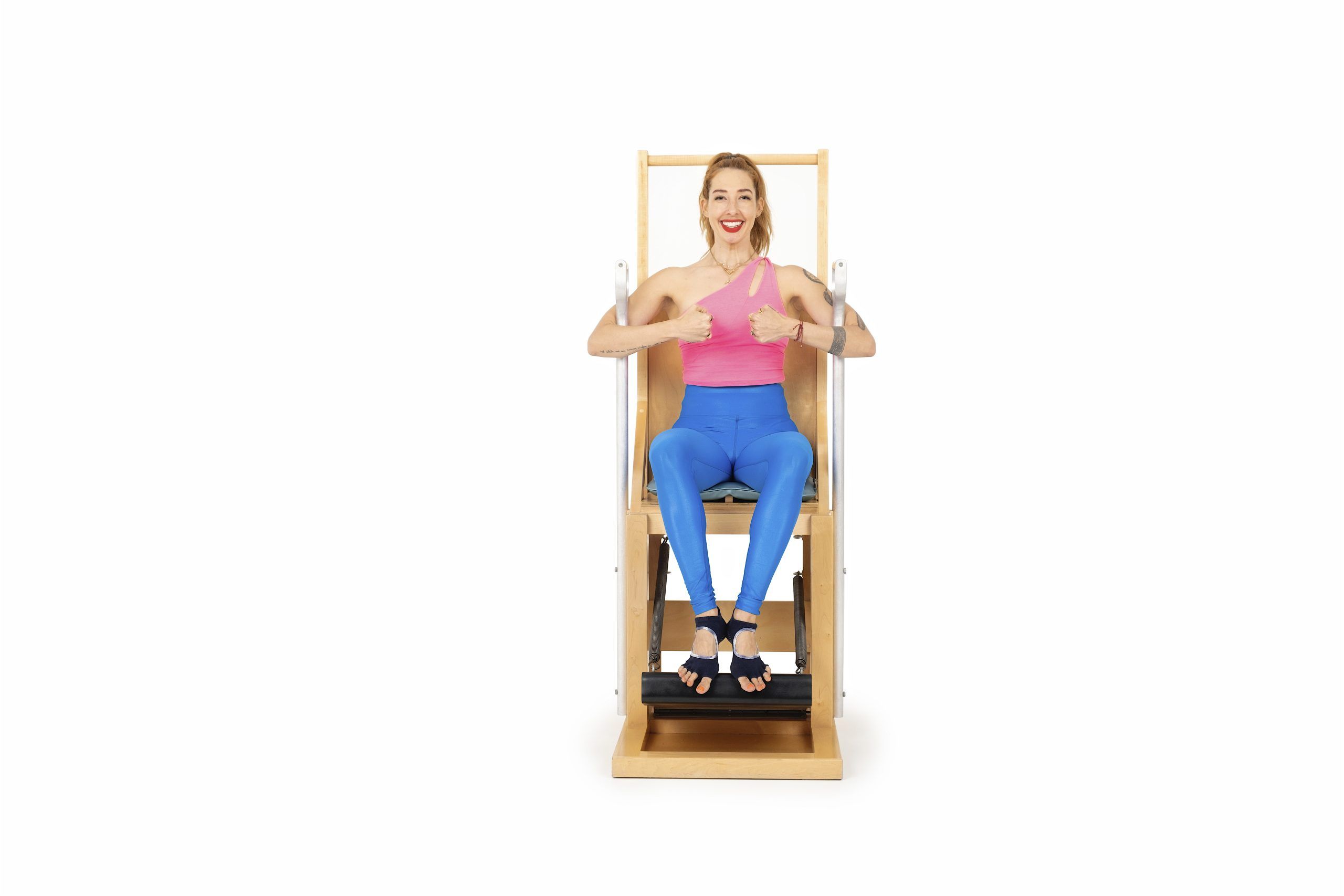 pumping on the high chair online pilates classes