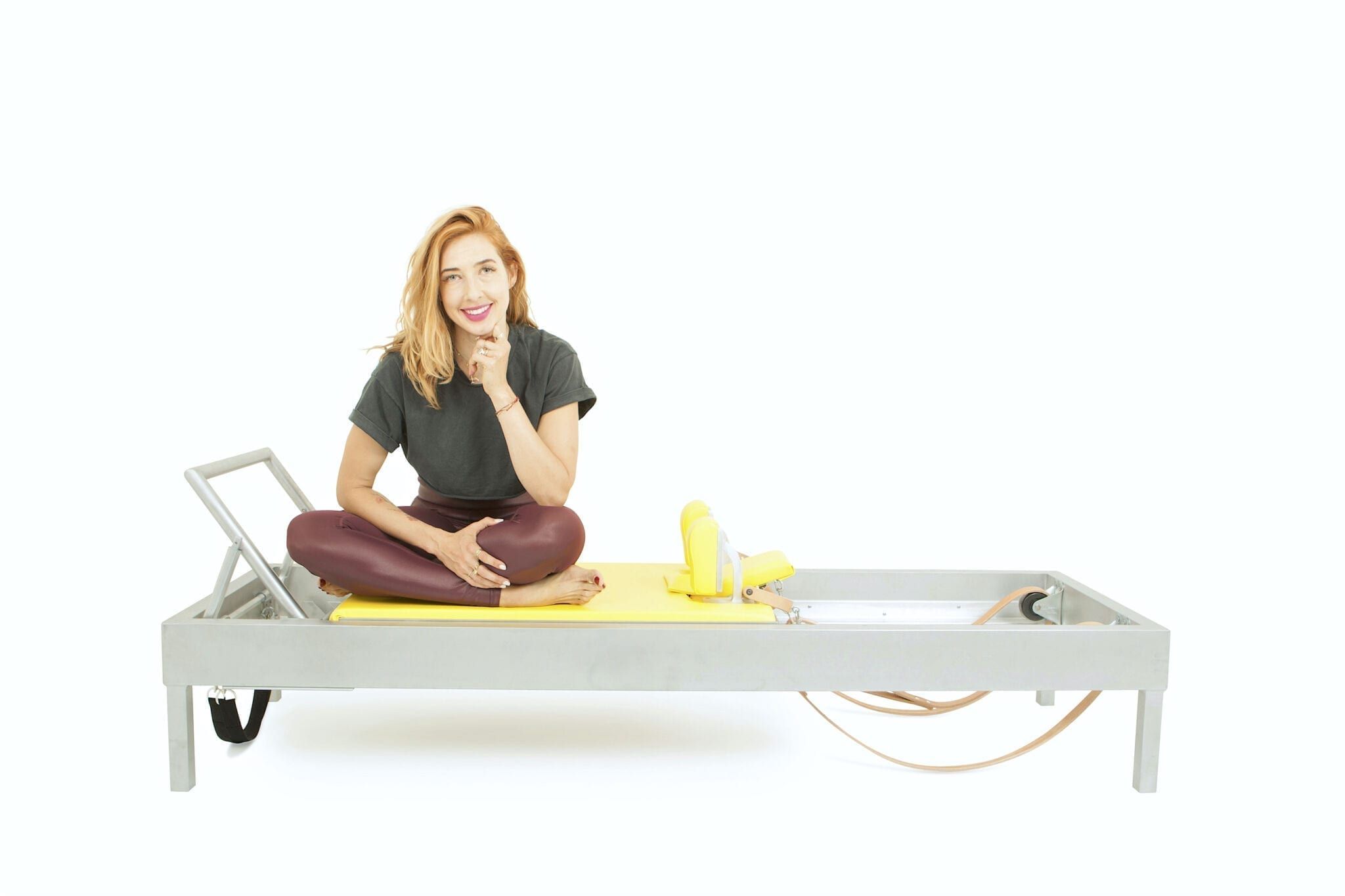 Long Stretch Series with a Ball on the Reformer - Online Pilates Classes