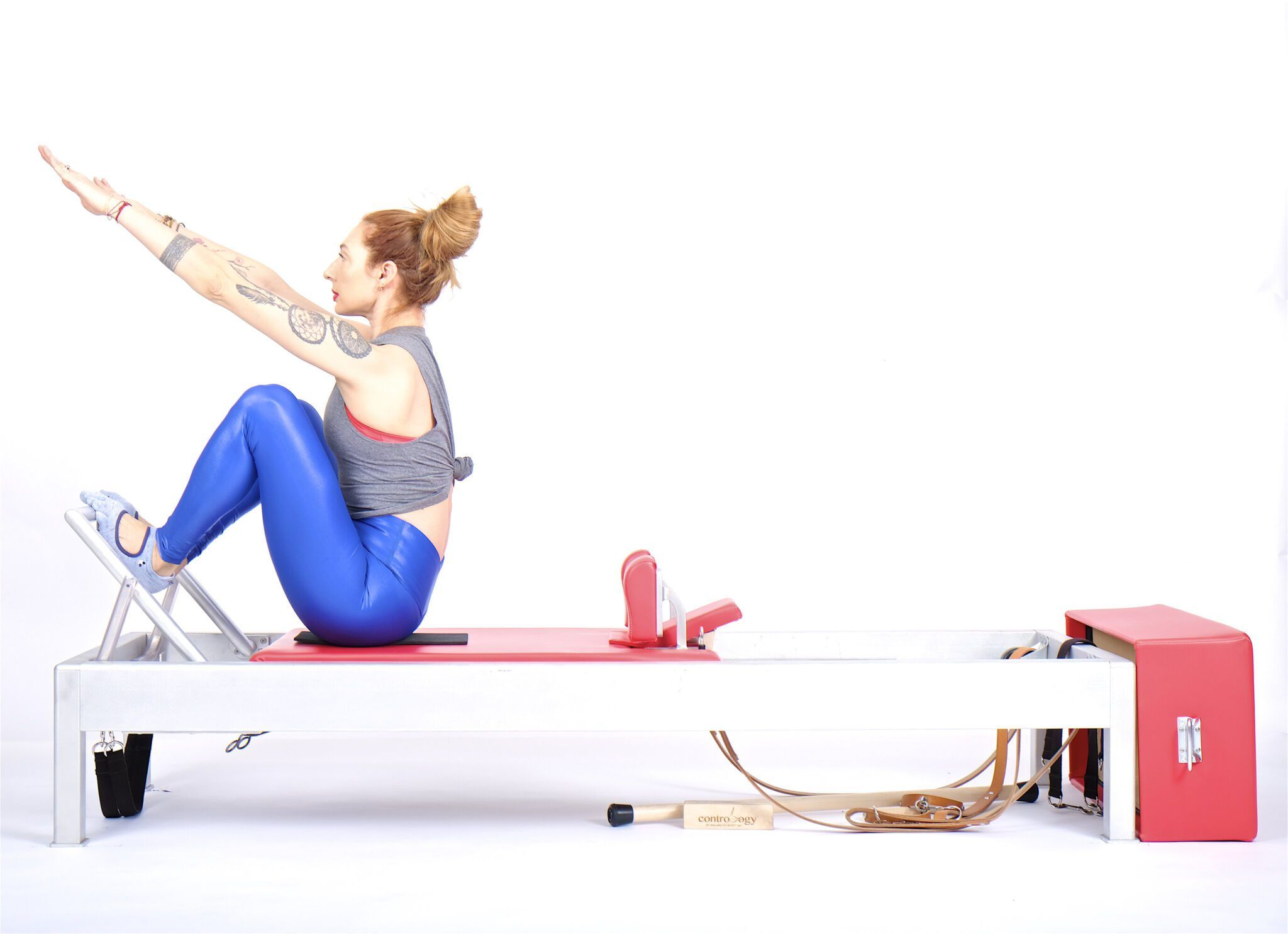 Stomach Massage Reach Up on the Reformer - Online Pilates Classes