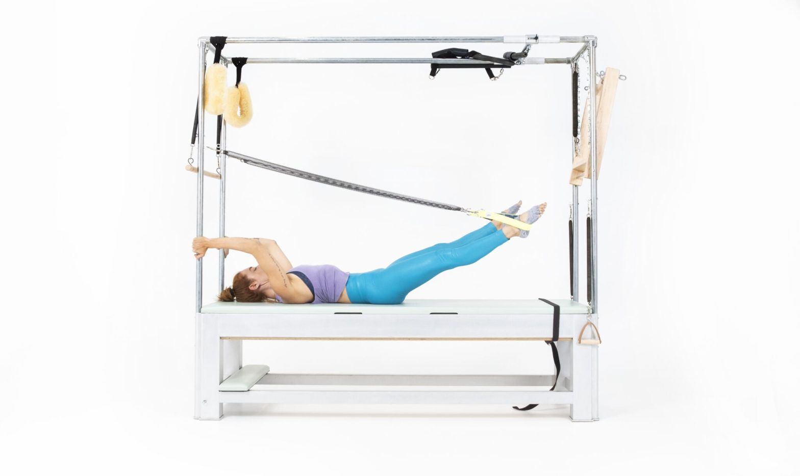Beats with Leg Springs on the Cadillac or Tower - Online Pilates Classes