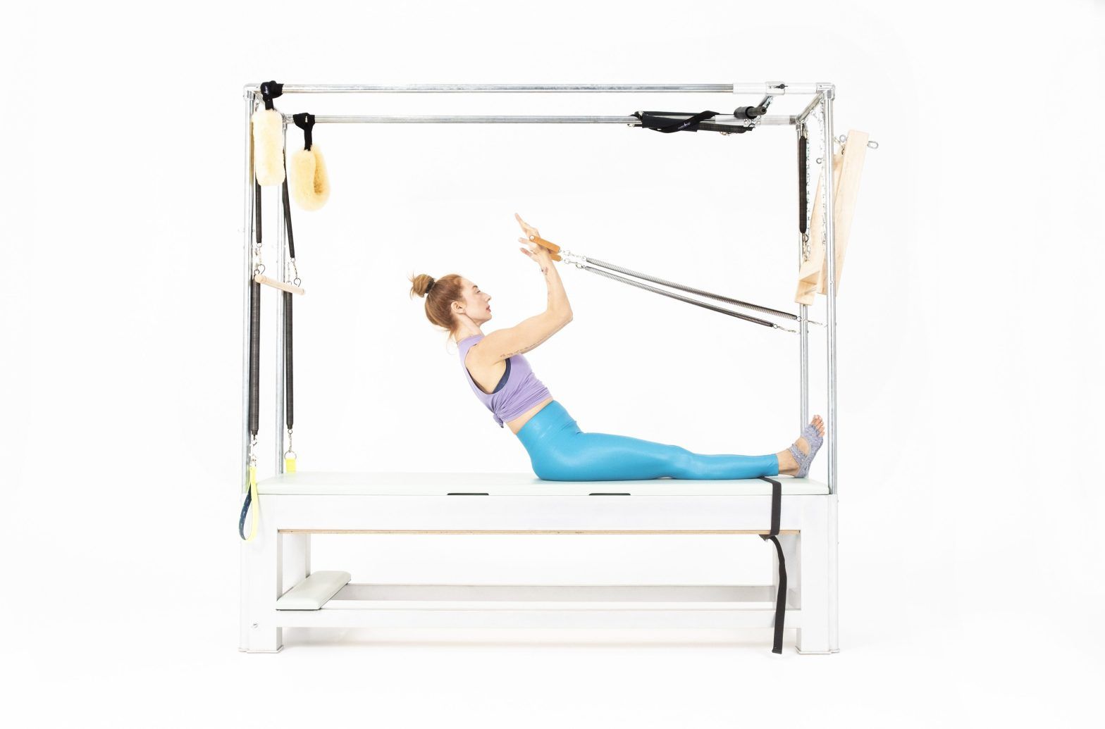 Rowing 2 90 Degrees with Arm Springs on the Cadillac or Tower Online Pilates Classes