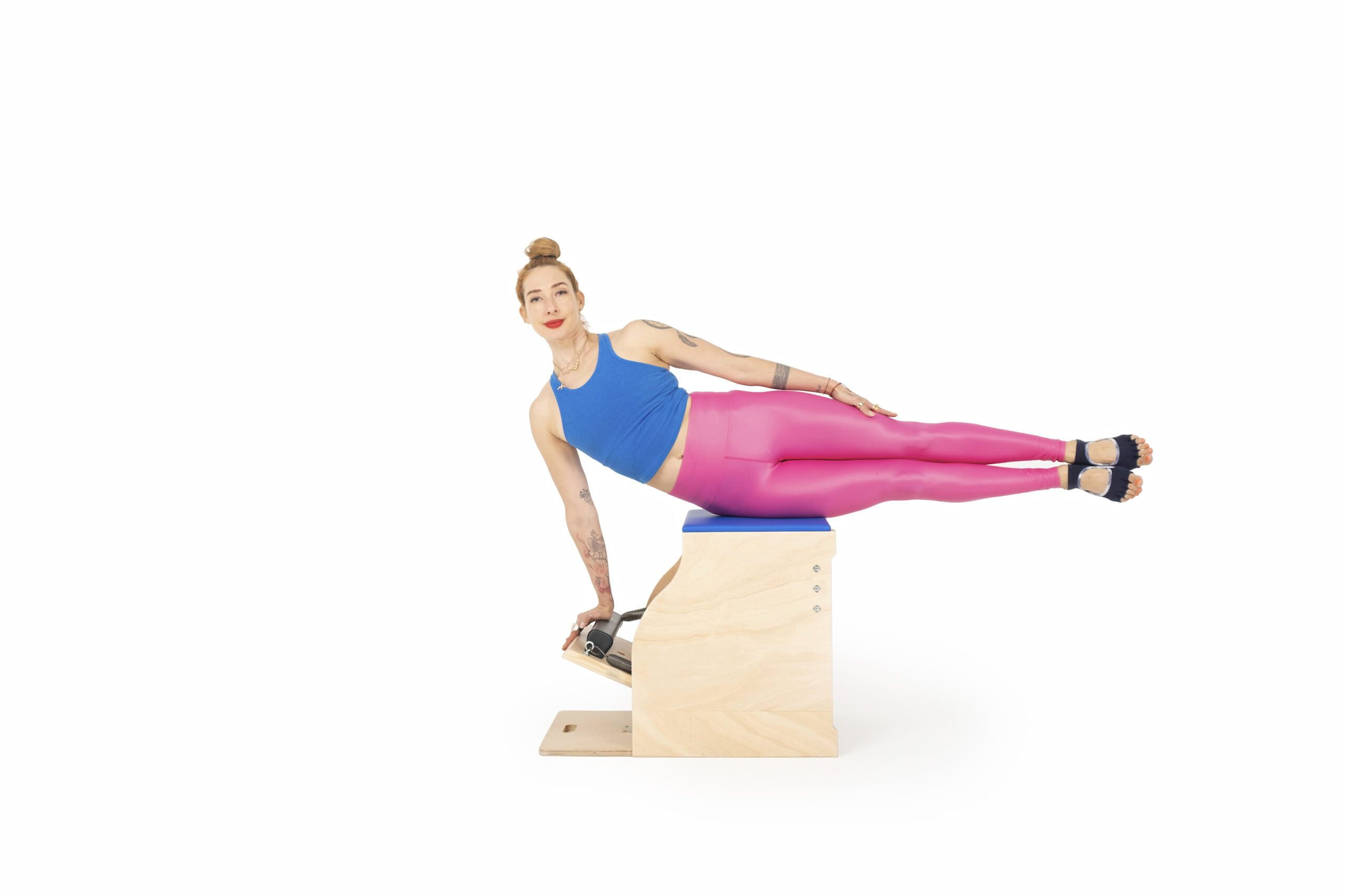 Side Sit Ups on the Wunda Chair - Online Pilates Classes