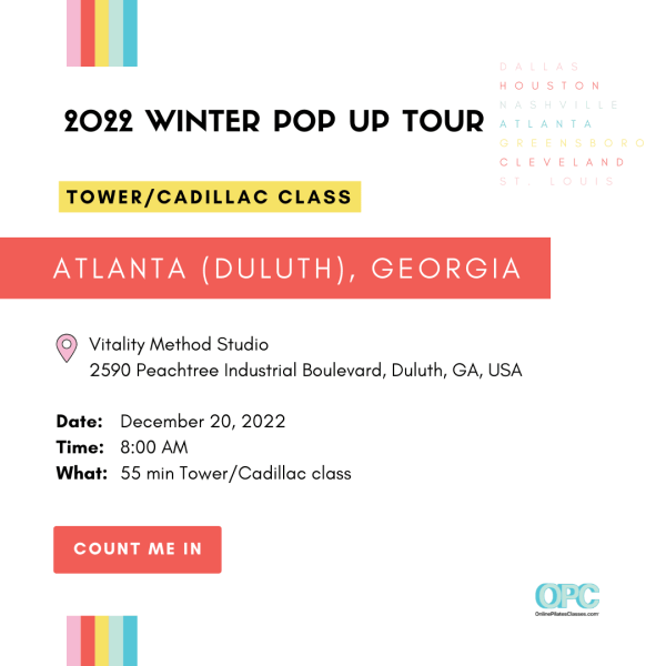 Atlanta-Duluth_-Georgia-winter-pop-up-tour-cadillac-tower-class - Online Pilates Classes