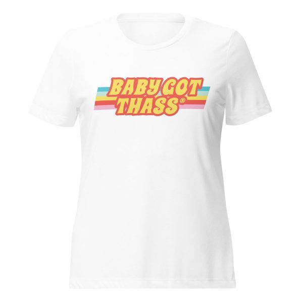 OPC-Baby-Got-Thass-womens-relaxed-tri-blend-t-shirt-solid-white-triblend-front - Online Pilates Classes