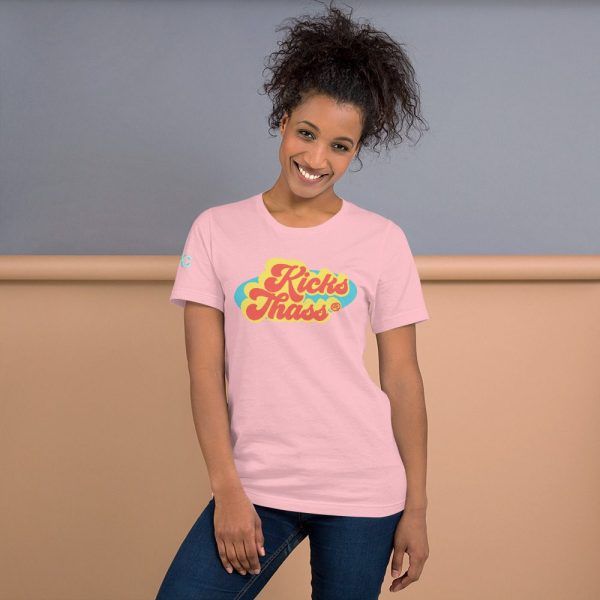 unisex-staple-t-shirt-pink-front-6349a3d1d1b21 - Online Pilates Classes