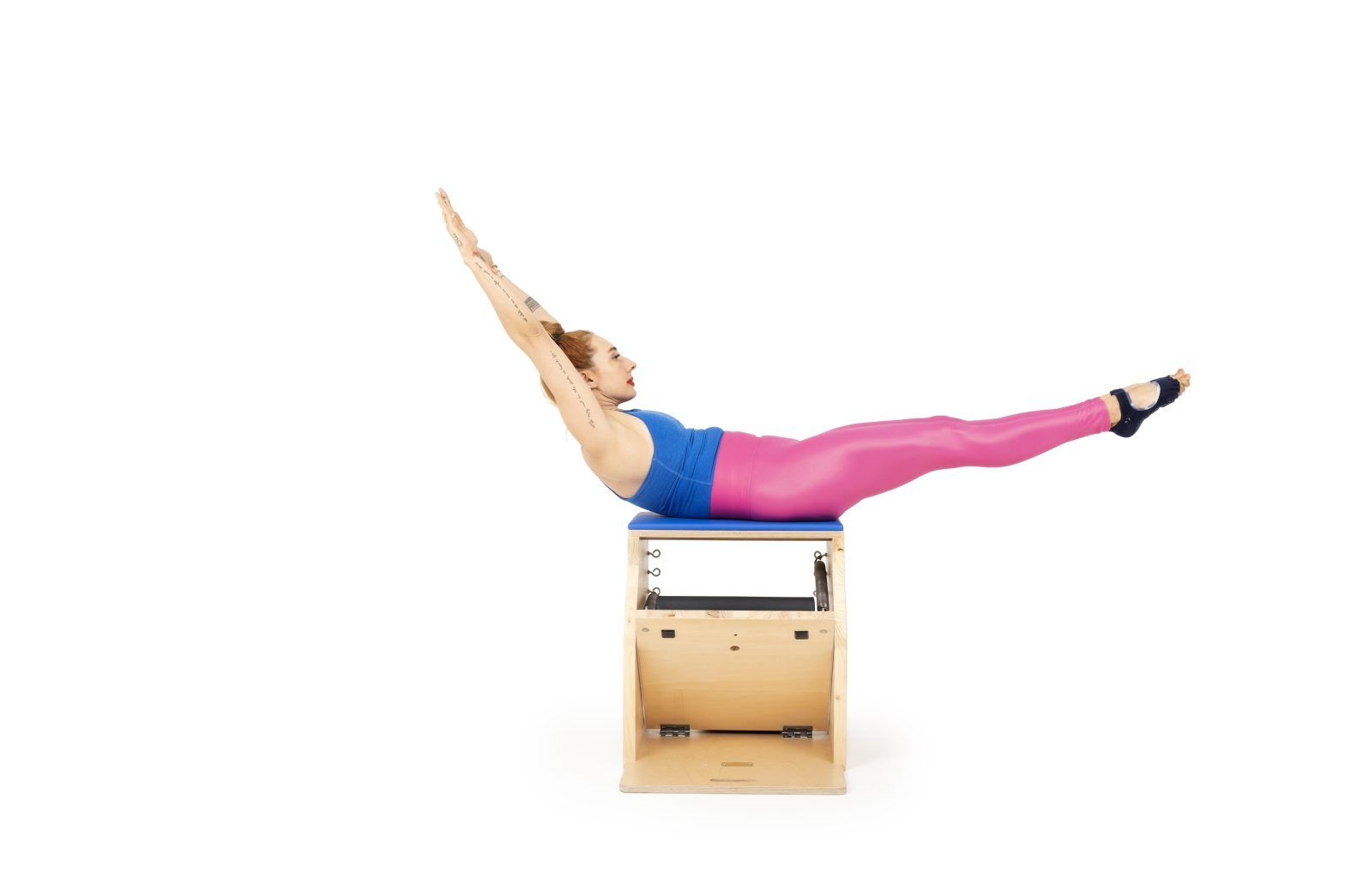 Double Leg Stretch (Ab Series 2) on the Wunda Chair - Online Pilates Classes