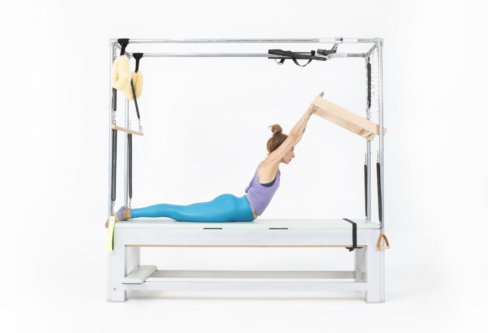 Swan with Push Thru Bar on the Cadillac or Tower Online Pilates Classes