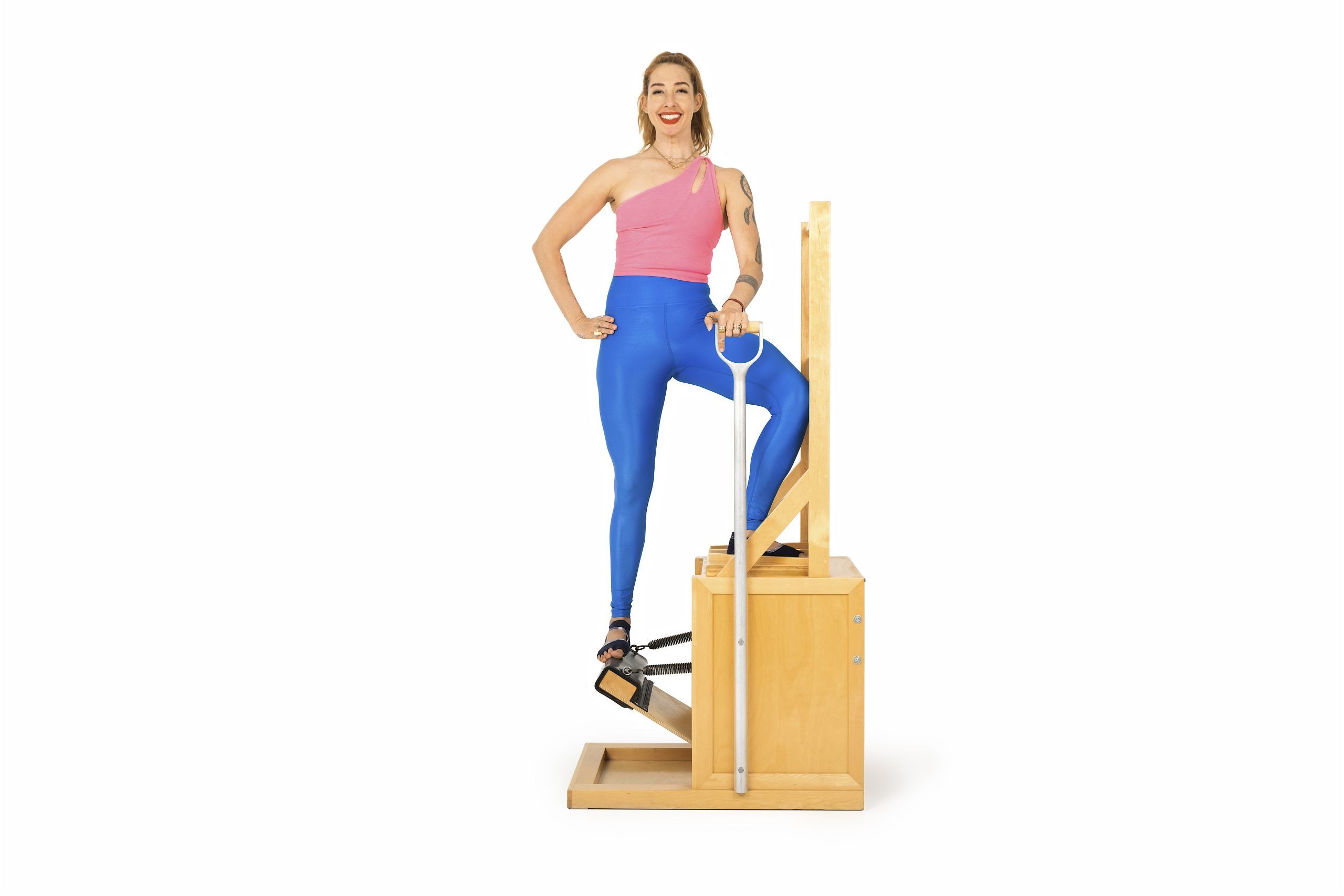 going up side on the high chair online pilates classes