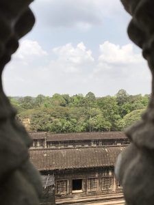 view from angkor wat online pilates classes