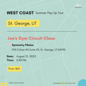 Aug. 21 '23 5:30pm PT - St. George UT - Joe's Gym