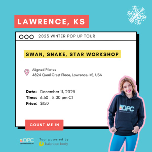 2023 wput lawrence ks swan snake star workshop online pilates classes