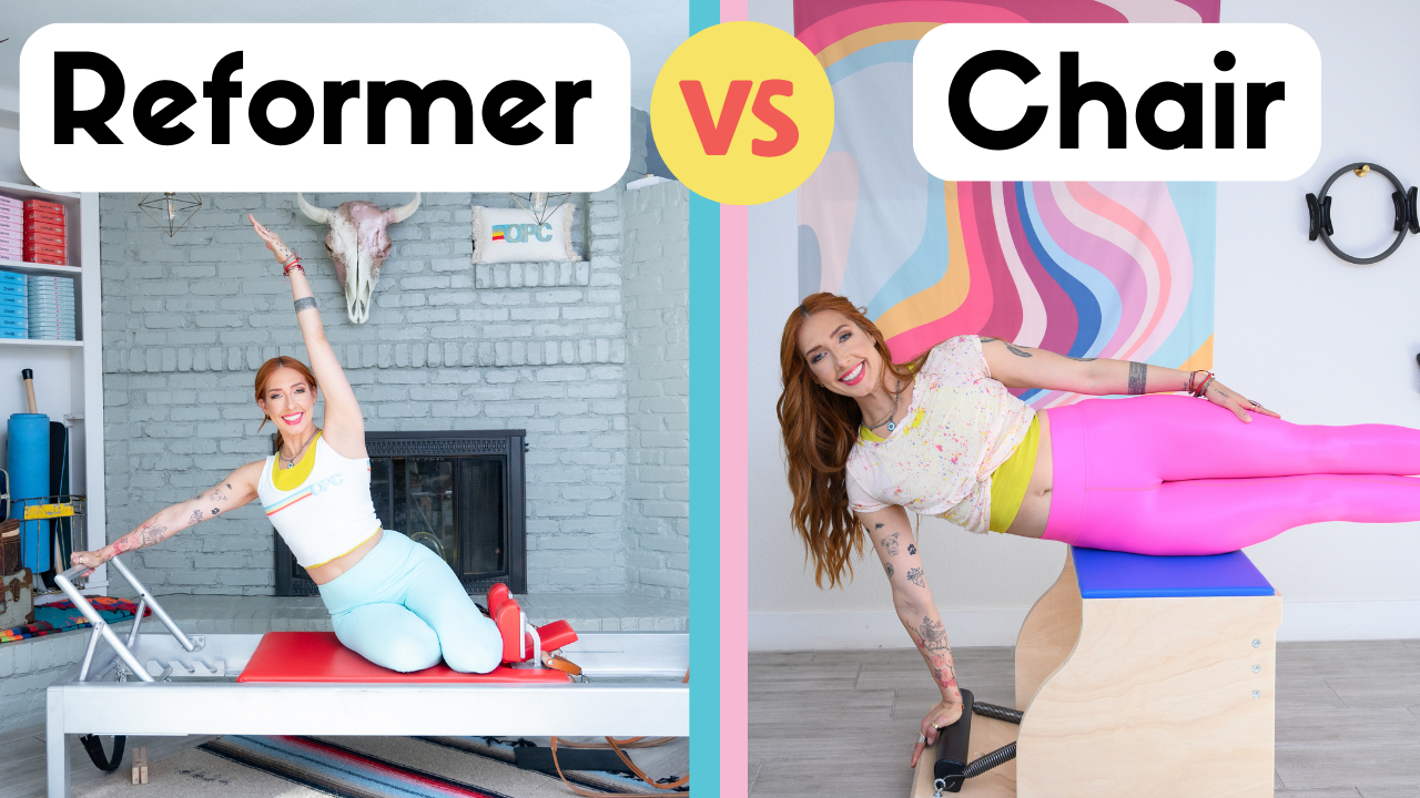 thumbnail v1 reformer vs chair | Online Pilates Classes
