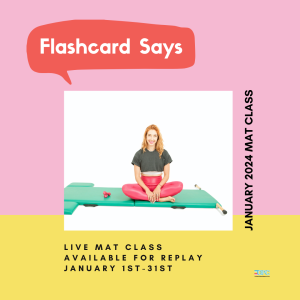 january 2024 50 minute mat class live with on demand