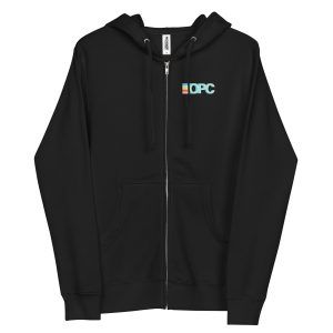 OPC Unisex fleece zip up hoodie